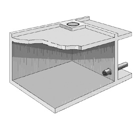 RC製貯水槽タンクのイメージ